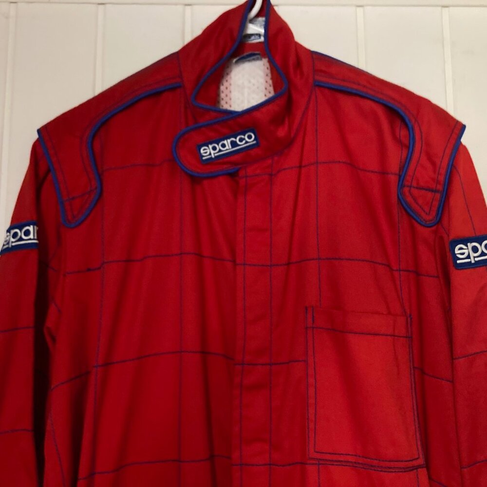 SPARCO F1 Evolution Technician suit overalls padded knees Large